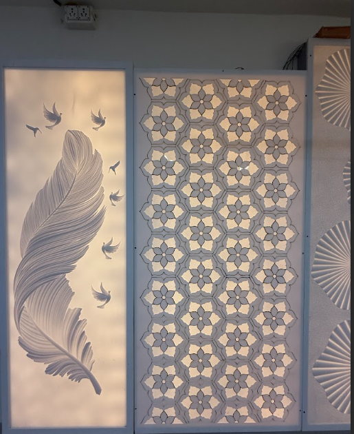 3D Backlight Wall Panels